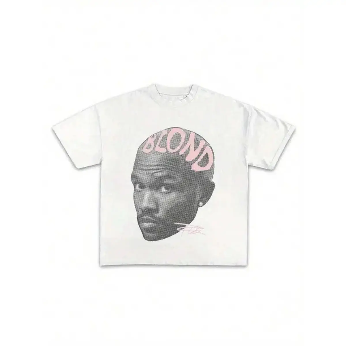 Frank Ocean "Blond" Album Vintage Rap T-Shirt, Y2K Music Merch Unisex Oversized Tee