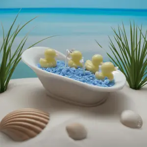 QuackBath Four Duck Candle - Elegant Design with Natural Aroma for Home Decor