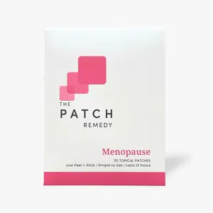 The Patch Remedy Menopause | 30 Patches for Hot Flashes, Mood Swings & Hormonal Balance | Black Cohosh, Valerian & Damiana