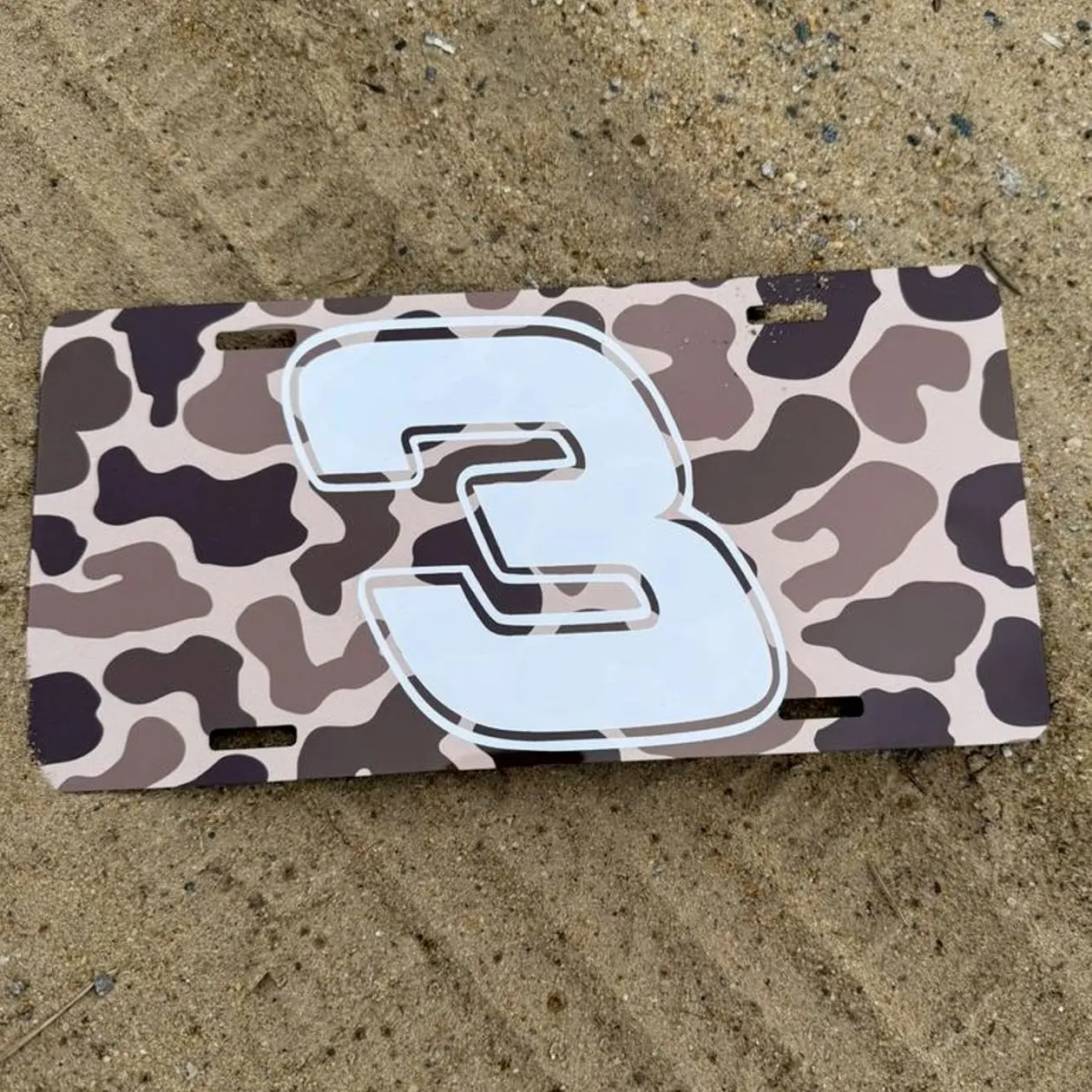 Dale Earnhardt Number 3 License Plate for Cars and Trucks - Custom NASCAR Fan and Legend Accessory DO IT FOR DALE Vehicle
