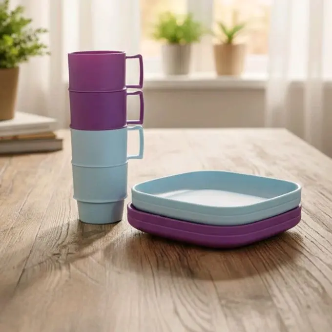 mini set (4) plates (4) cups for kinds mini set (4) plates (4) cups for kinds
