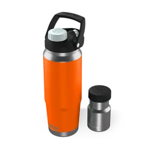 Game Day FreePour System - 26 oz Stainless Steel Bottle with Hydrogate Technology & Removable 6 oz Liquor Well for Portable Drinkware