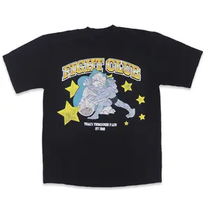 Heavyweight 100% Cotton T-Shirt 7oz durable shirt with printed design