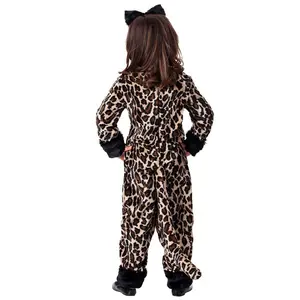 Girl's Deluxe Leopard Costume