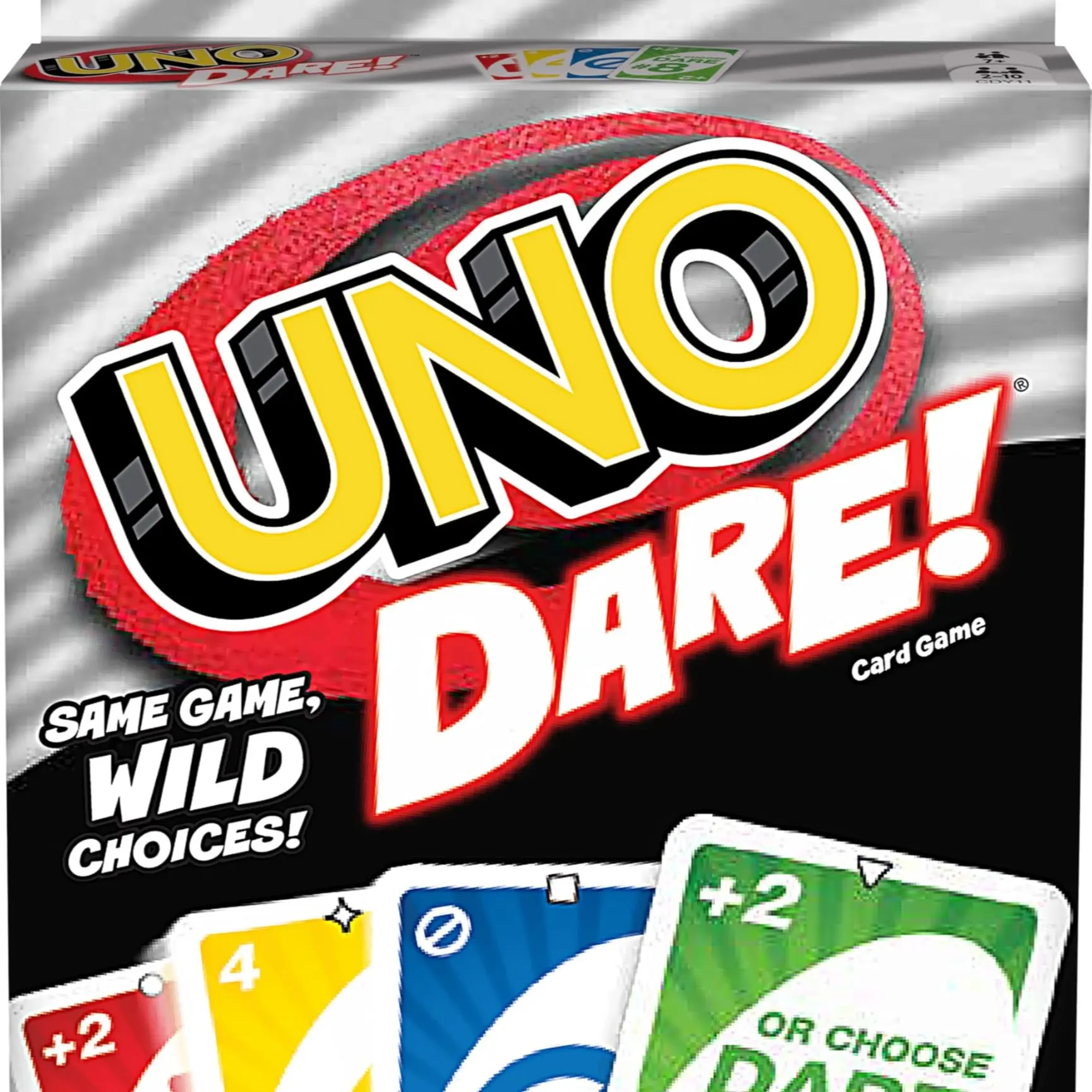 UNO Dare Card Game for Families & Parties Featuring Challenging & Silly Dares from 3 Different Categories