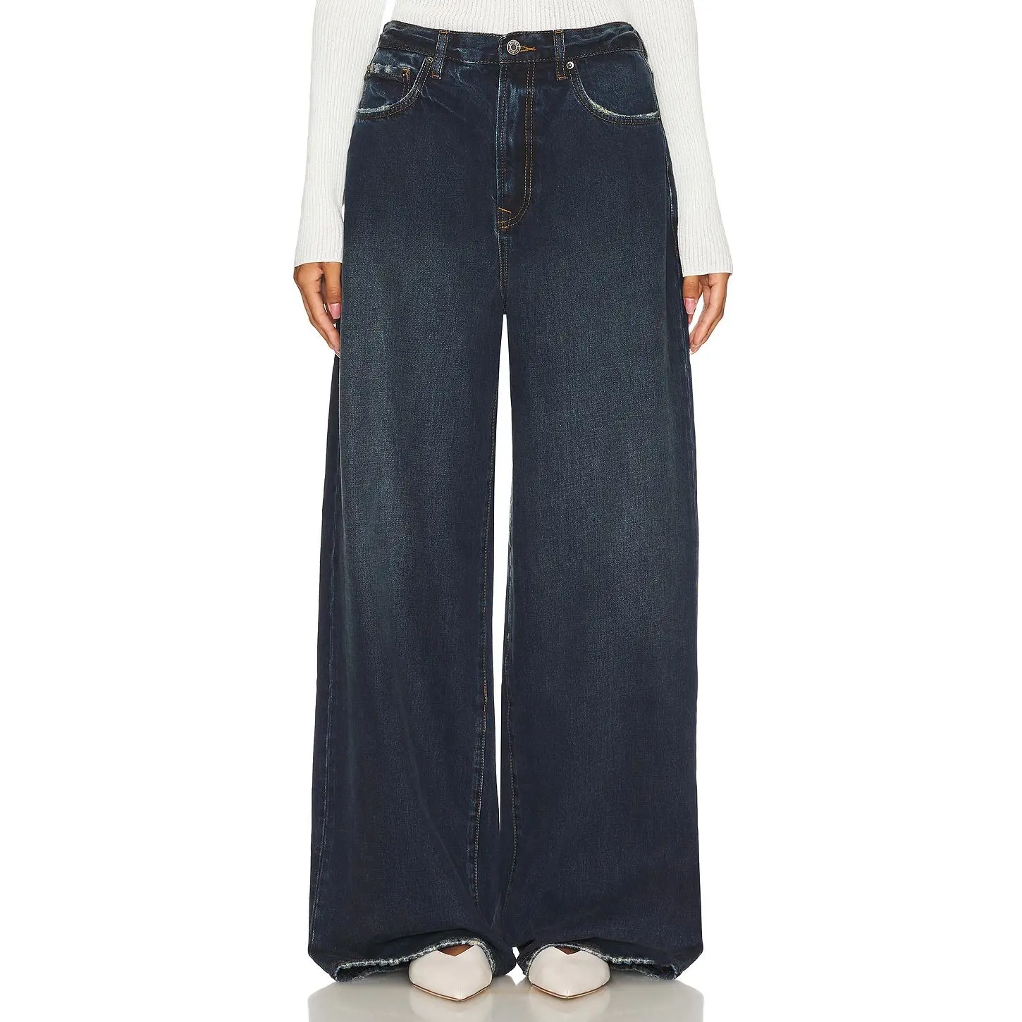 GRLFRND Rowan Oversized Baggy Jeans in Goleta