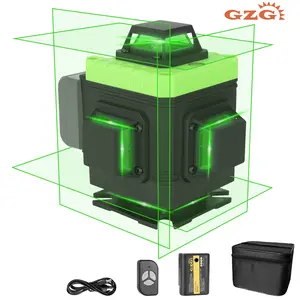 GZG 16 Lines Laser Level Bl3002 Lithium Non-Button Cell Battery, Model Xinghao Batteries Built-In, Ideal for Precision Measurement Tools