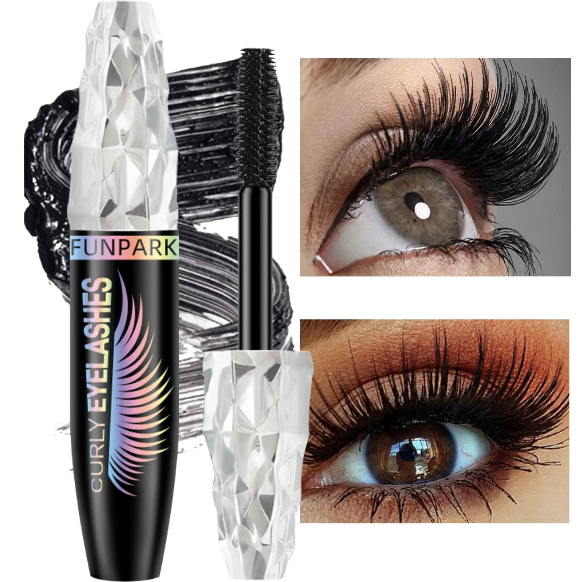 Long Lasting, 1 Count Affordable Mascara Volume Mascara Natural Curl Eyelashes Mascara, Voluminous Lengthening Mascara, Eyelashes Lengthening Volumizing Defining, Professional Eye Makeup Products, Cosmetic, Beauty Mascara