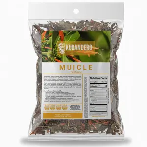 KURANDERO Muicle Herbal Tea – 8 oz (226g) – 100% Natural Muicle Leaves (Mexican Honeysuckle) – Traditional Loose Leaf Tea from Mexico – Caffeine-Free, Vegan, Farm-Grown