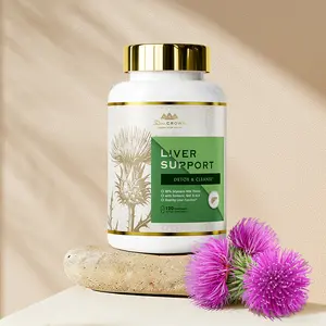 Dr. CROWN Liver Support Supplement for Cleanse & Detox with Milk Thistle, NAC, ALA & Turmeric - 120 Capsules