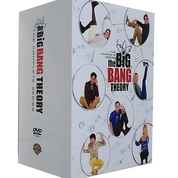 The Big Bang Theory Complete 1-12 Seasons All Episodes Comedy TV Series English DVD Box Set - 37 Discs, 2019 Release for Fans' Entertainment