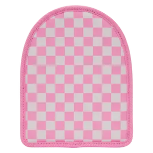 Pink Checkered Light-Up Mini Backpack Bag Organizer Insert
