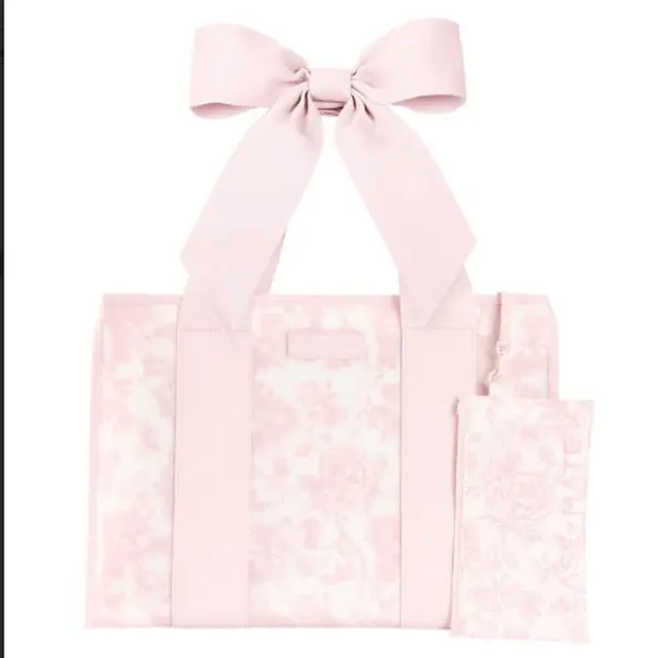 Case Mate Ballet Pink Afternoon Rose Bow Jelly Tote