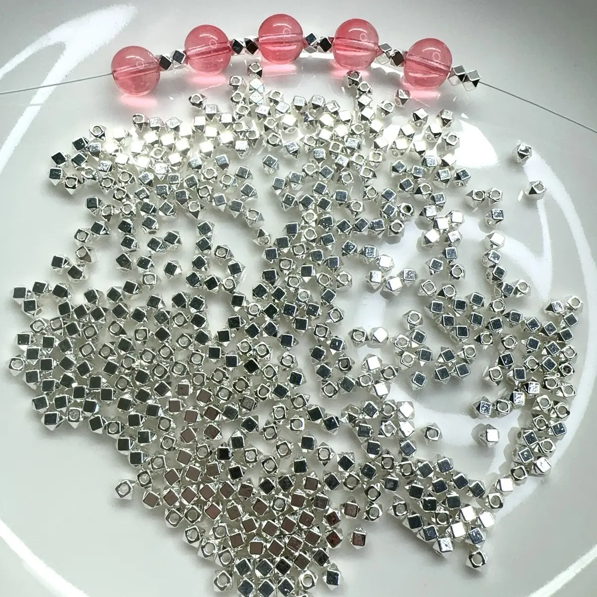 Elegant Spacer Beads in Assorted Shapes, Tarnish-Resistant Charms for DIY Jewelry Making, Beading Supplies for Bracelets and Necklaces, Jewelry Making Supplies, Charms For Crafts, Beginner, Easy To Work With, Customizable, Beads For Bracelets, Handmade Be