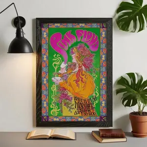[Sale off up to 65%] [No frame, Free Ship] Pink Floyd Marquee '66 Vintage  Poster, HD canvas print, Home decor, Art Collectibles,Poster gift, Wall art, Unframed