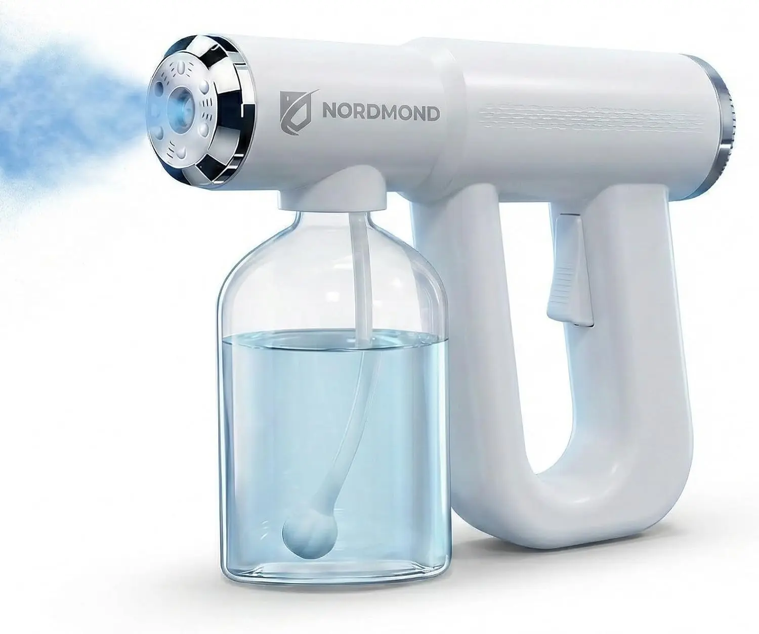 V2 Original ULV Ultra-Low Volume Disinfectant Fogger Machine - Professional Rechargeable Sanitizer Spray Gun with Blue Light, Nano Atomizer for Barber Sanitization
