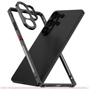 Ultra-Thin Aluminum Alloy Back Frame Bumper, Lightweight Cooling Protective Case for Samsung Galaxy S26 Ultra/s25 Ultra/s24 Ultra/s23 Ultra, Minimalist Design
