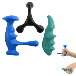 3 PCS Thumb Saver Massage Tools Deep Tissue Massager Trigger Point Tool Pressure Reflexology Professional Neck Shoulder Back Foot Equipment，Manual Trigger Point Massage Tool and Thumb Saver for Full Body Deep Tissue Massage, Home Spa Equipment