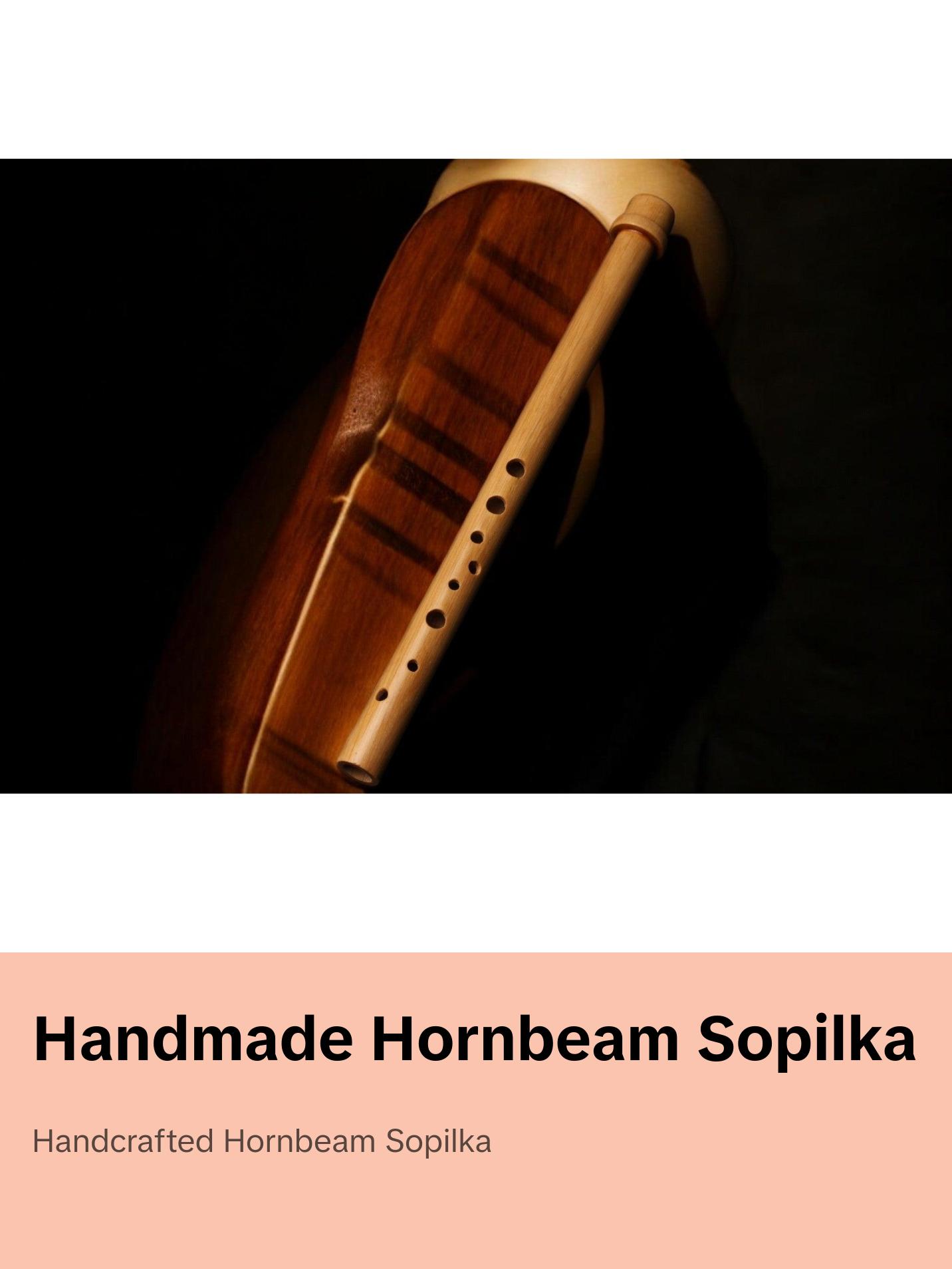 Hornbeam Flute (high-quality handmade), sopilka