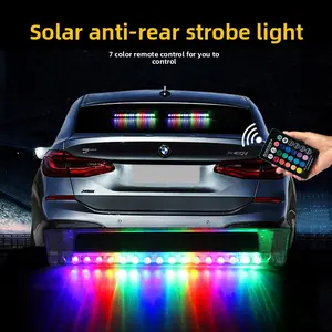 Solar Car Warning Strobe & Atmosphere Light