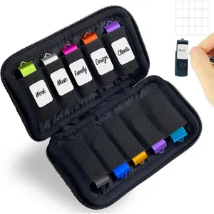 Flash Drive Case USB Storage Case JBOS USB Holder Storage Bag,Electronic Accessories Organizer for USB , Thumb Drive Case, Jump Drive , Organizer