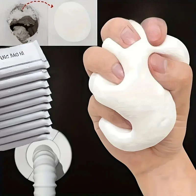 4/6/10pcs Leak-Proof Air Conditioner Sealing Compound, Odorless Strong Adhesive Waterproof Clay, Plaster for Small Gaps, Wall Hole Putty, Practical Tool for Leaks, Leakproof Airtight Seal, Waterproof Sealant