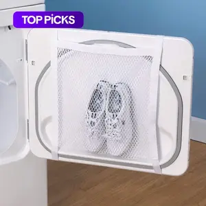 Laundry Mesh Shoe Bag, Shoes Washing Bag, Sneaker Wash & Dry Net Bag for Dryer, Shoe Storage Bag for Washing Machine