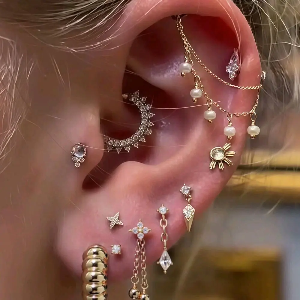 Exotic Stacking Earrings Set