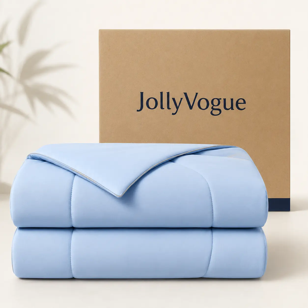 JOLLYVOGUE Cooling Throw Blanket - Rayon-from-Bamboo Home Textile Blanket, Ultra-Fine High-Density Fibers, Ultra-Thin Silky Cooling Quilts for Hot Sleepers, Breathable Oversized Lightweight Bedding, Teenage Bedroom Gift, Single & Double Sizes