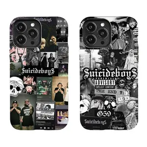 Uicideboys Collage Element Themed Phone Case Premium Matte Texture, Protection, Shockproof, Anti-Drop, Anti-Fingerprint For IPhone 17-12, Pro Max, Pro Plus, and Samsung S25-22 Protection Safety