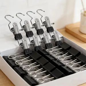 10pcs-Closet Boot Hanger & Laundry Hooks with Clips, Space-Saving Portable Hanging Clips for Boots, Pants, Hats, Socks & Gloves, Ideal for Home & Travel foldable shoe box spacesaving jeans organizer door storage shapesaver house Multifunctional