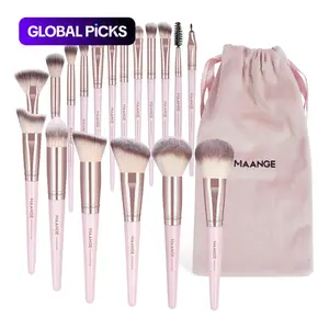 Professional Makeup Brush Set with Drawstring Bag, 18pcs/set Soft Synthetic Cosmetic Brushes, Makeup Brushes for Foundation, Powder, Concealers, Eye Shadows, Eyeshadow Brushes, Makeup Accessories #TOP PICKS