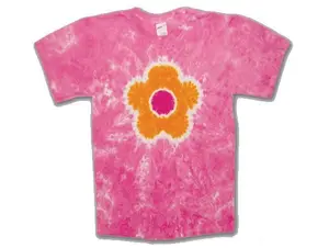 Dawn Flower Youth tie dye t-shirt Cotton Top
