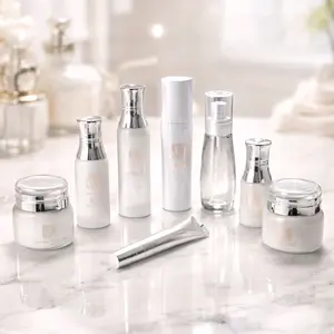 Divine Pure Beauty 8-Piece Skincare Bundle - Cleanser (Cleansing Oil), Peach Exfoliant, AHA&BHA Toner, Stay-Up Eye Cream, Super Serum, PDRN Salmon Gel, SPF50 UV Sunscreen - Gentle Daily Care for All Skin Types, Skin Repair