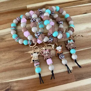 Ready to ship Wristlet Charm Keychains