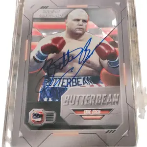 Butterbean "King of the Four Rounders" Autographed card from an in store signing.