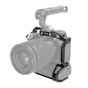 SmallRig R5 / R5 C / R6 Camera Cage for Canon R5/R6/R5 C with BG-R10 Battery Grip, Aluminum Alloy Film Movie Making Camera Video Cage with Shoe Mount 3464