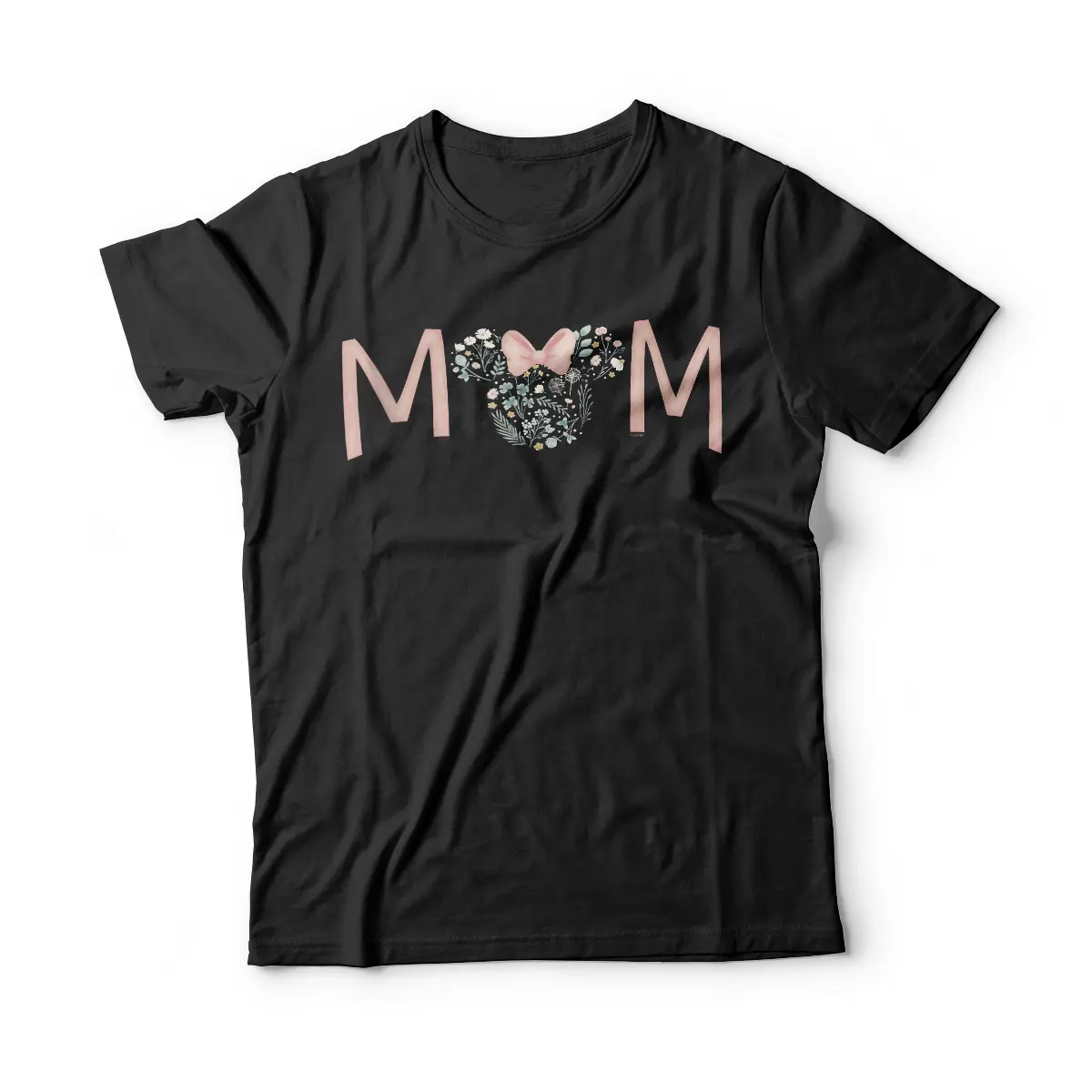 Minnie Mouse Spring Florals Mom Tank Top Breathable Casual Crewneck Graphic Tee Peak Design