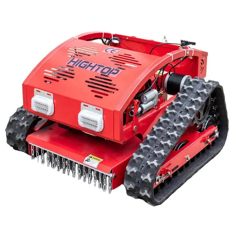 HT750 Mini Lawnmower with 7.5hp Remote Control Remote Access Crawler Lawnmower Drones Accessories