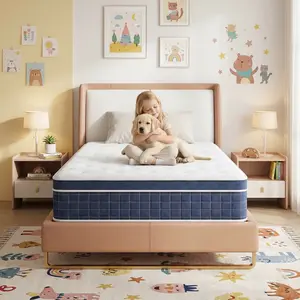 Twin Size Mattress 12 Inch | Twin Mattresses in a Box Hybrid | Medium Firm Feel Memory Foam and Individual Pocket Springs | Fiberglass Free Bed Matress | Breathable | CertiPUR-US | Upgrade