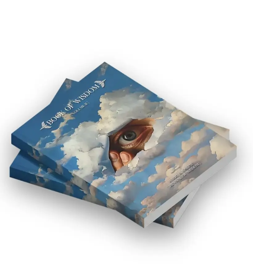 Book of Wisdom Volume 2 Blue Ray Awakening & Manifestation Guide Collector's Edition Paperbook  Emotional Healing Soul Resonance & Inner Peace Spiritual Guidance forcollection daily reflection Fireside  Edition American Personalized  Study Prayers tiktoks