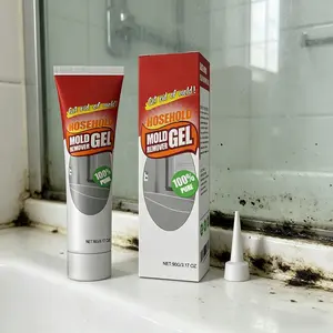 Wall Mold Remover Gel, 90g Box, Mold & Mildew Stain Cleaner for Bathroom, Kitchen & White Walls, Removes Black Mold & Restores Surface