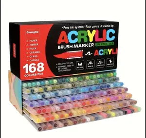 168 Pack Jelly Pens - Acrylic Paint Markers