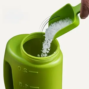 Handheld planter, handheld shaker for seeds, fertilizer, salt, etc., adjustable dial Multi-purpose manual planter with adjustable dial with 7 open modes including shovel