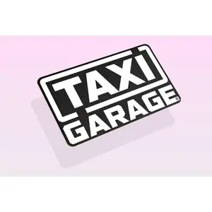 TAXI GARAGE Seat Decal