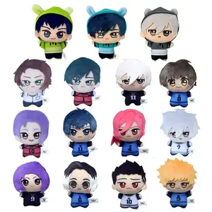 Blue Lock Plush Toy Set Full Characters Cute Stuffed Dolls Anime Collectible Gift for Fans Kids