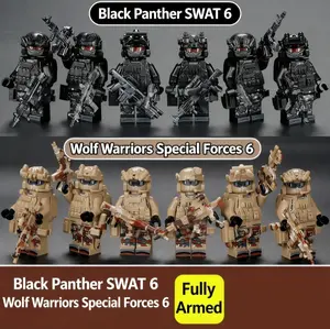 12PCS Compatible Building Blocks Military Set - Commando Mini figures, Special Forces Army Men, Small Bricks Army Toy for Kids