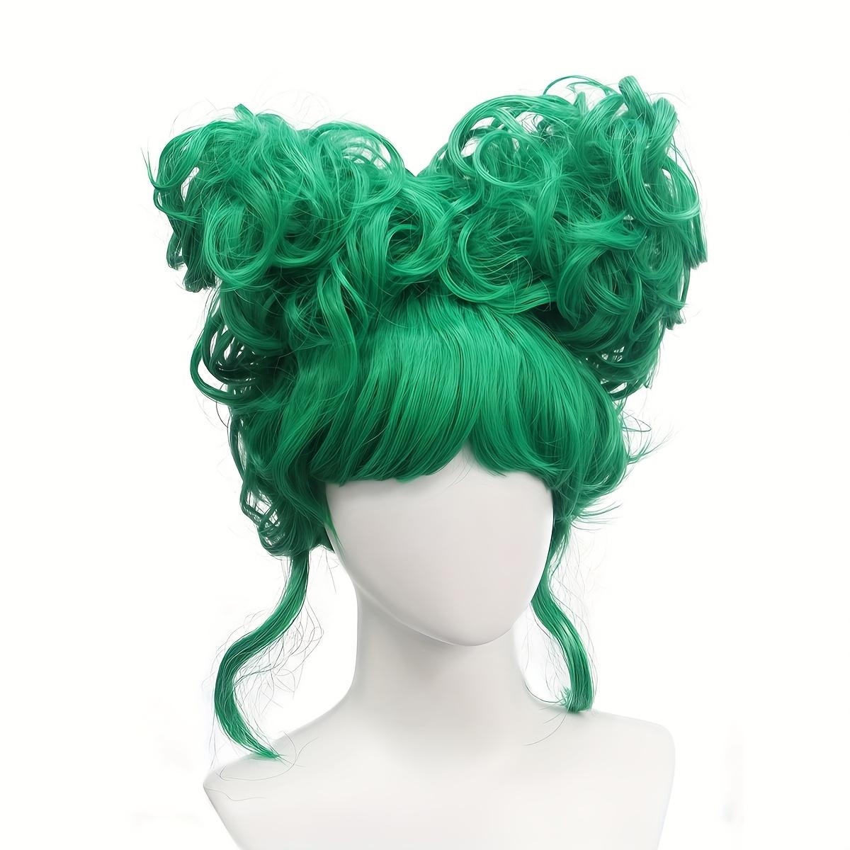 A Heart-Shaped Cosplay Wig with Uniquely Styled Short Curly Hair, Perfect for Halloween, Christmas, And Party Performances
