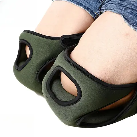 Polyester Protective Kneepads - Multifunctional, Breathable, Strap-On, Adjustable Straps, Custom Fit, Versatile Use for Construction Jobs, Sports, Gardening