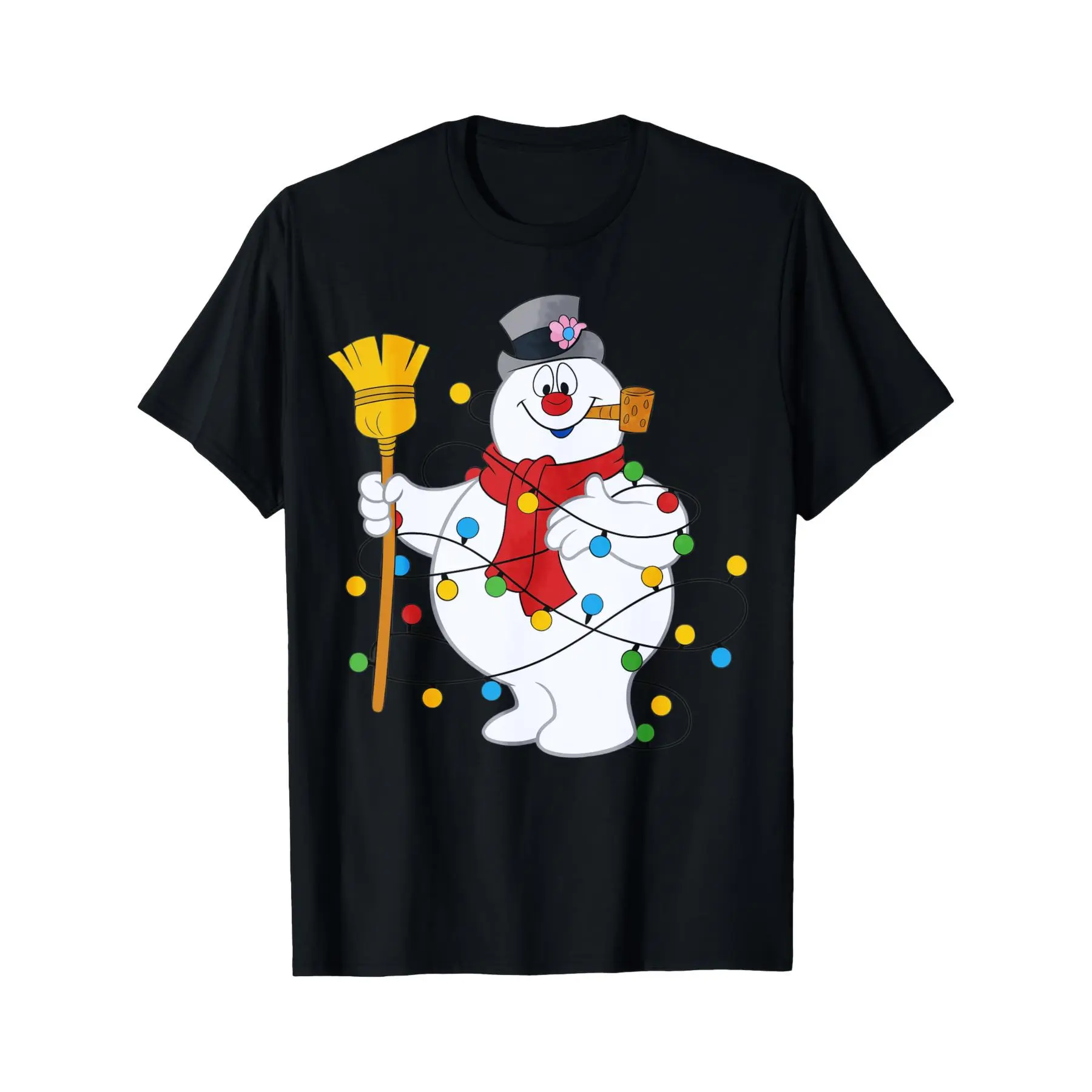 Delivered after Christmas-Unisex Funny Frosty The Snowman Graphic T-Shirt, Soft Cotton Ideal for Christmas & Casual Wear